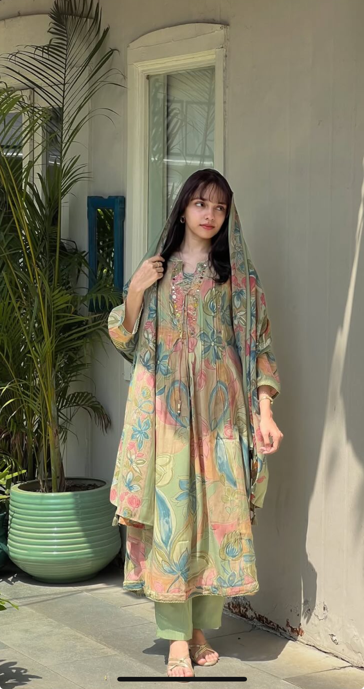 Ayra muslin salwar